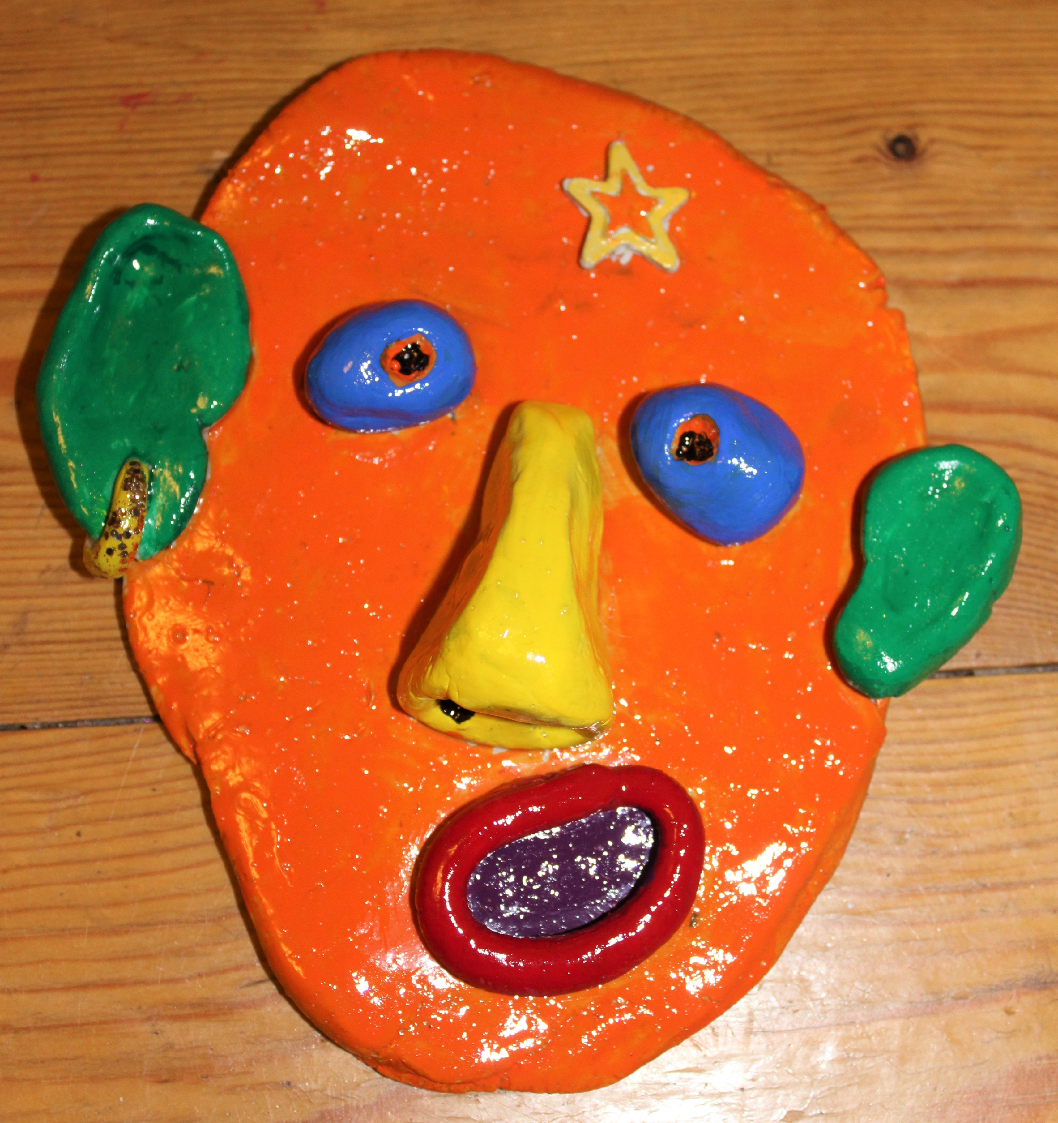 clay face