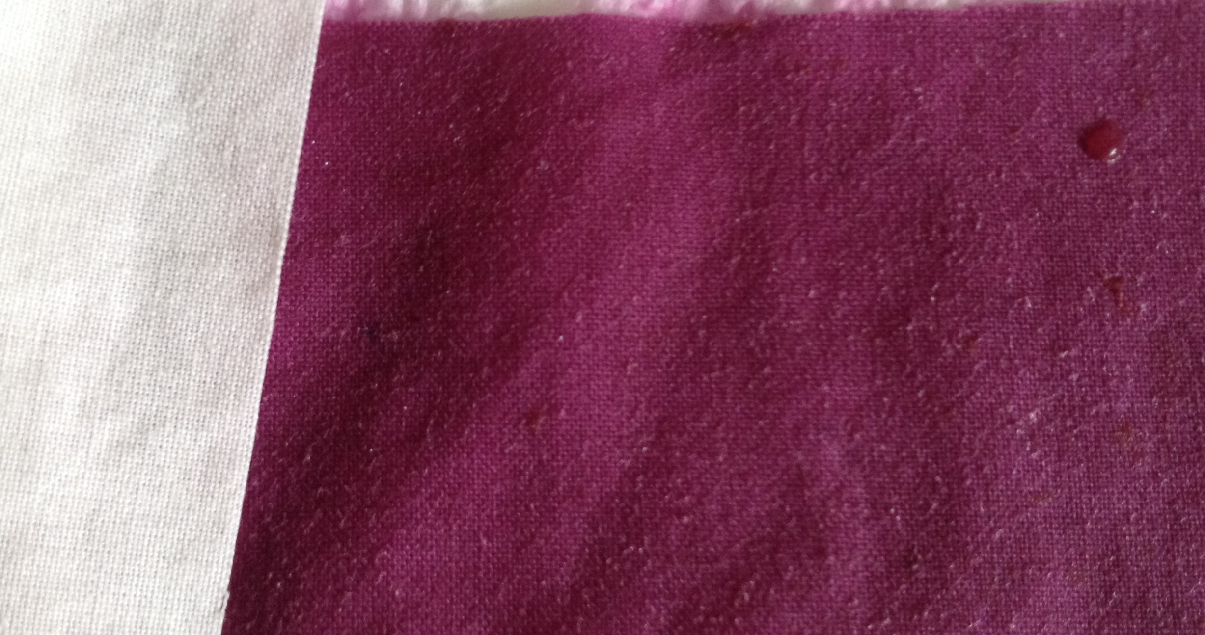 dyed purple cloth