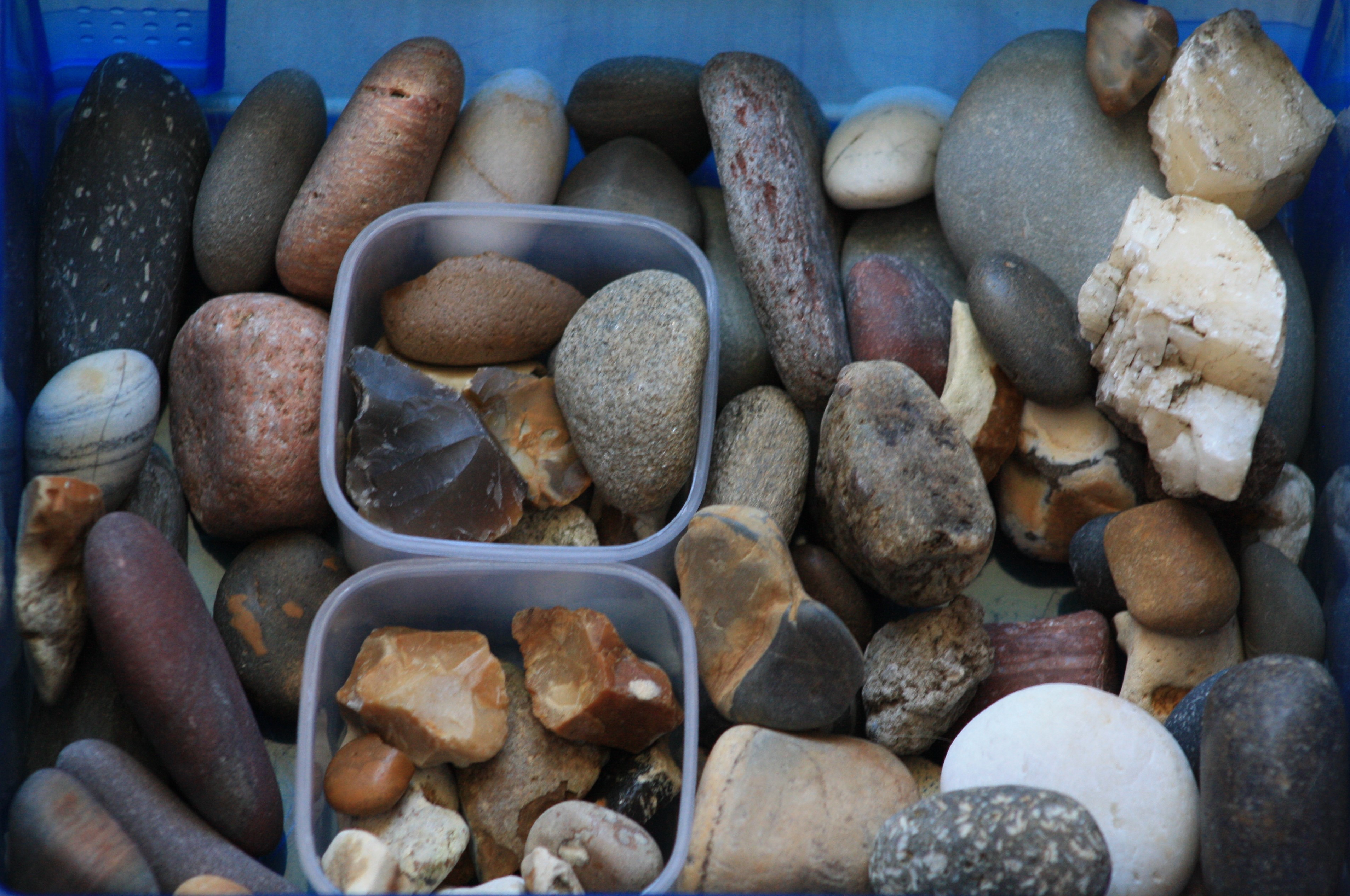 pebbles and stones