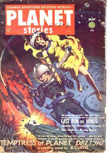 Cover of Planet Stories comic from May 1953