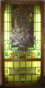 stained glass Second World War memorial window