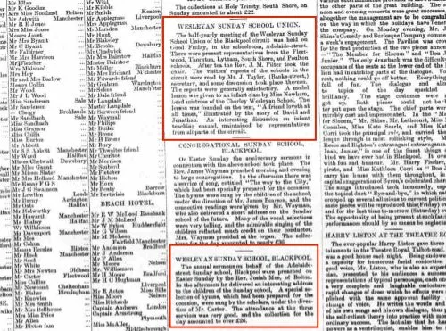 Newspaper article dated 14 April 1882 about the Wesleyan Sunday School Union meeting at Adelaide Street Methodist Church