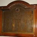 First World memorial plaque, North Shore Methodist Church